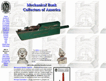 Tablet Screenshot of mechanicalbanks.org